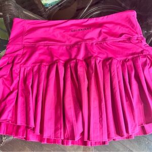 Pink gold hinge skirt
